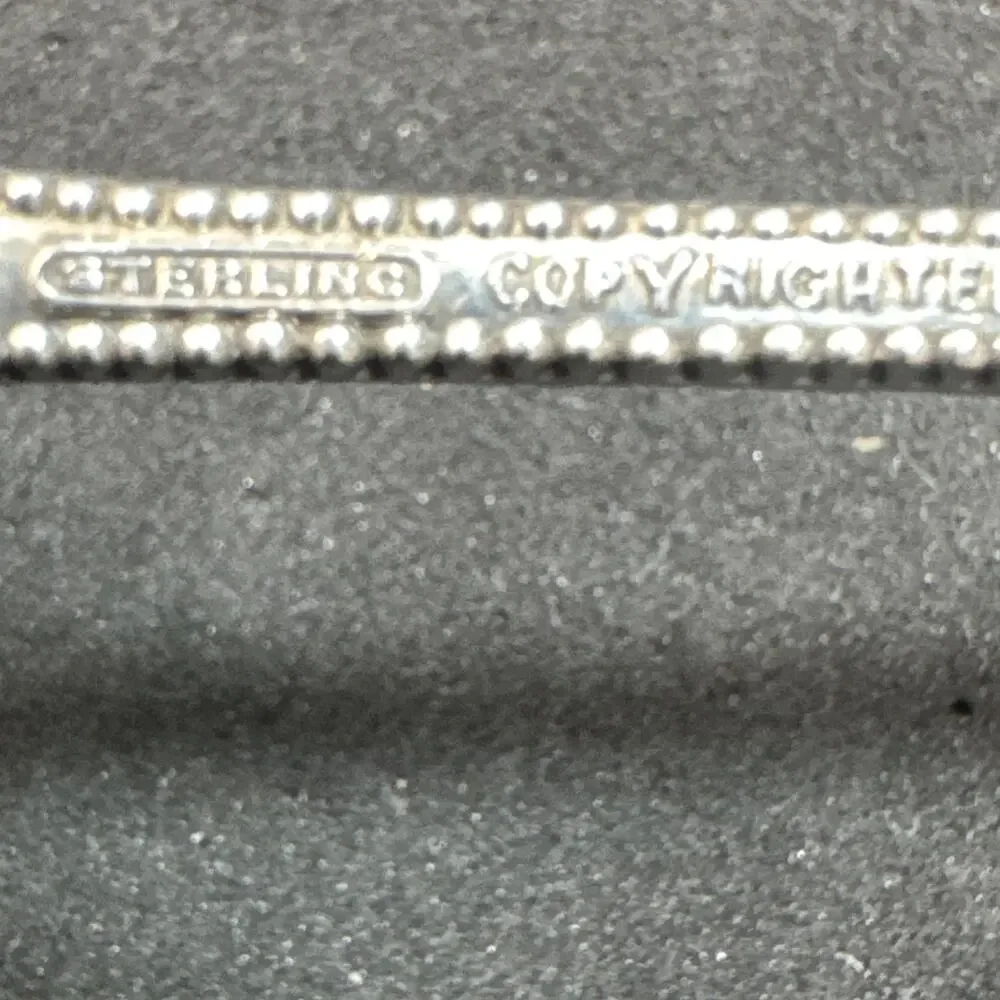 Canterbury by Towle Sterling Silver Pickle Fork Gold Wash Long 8 5/8